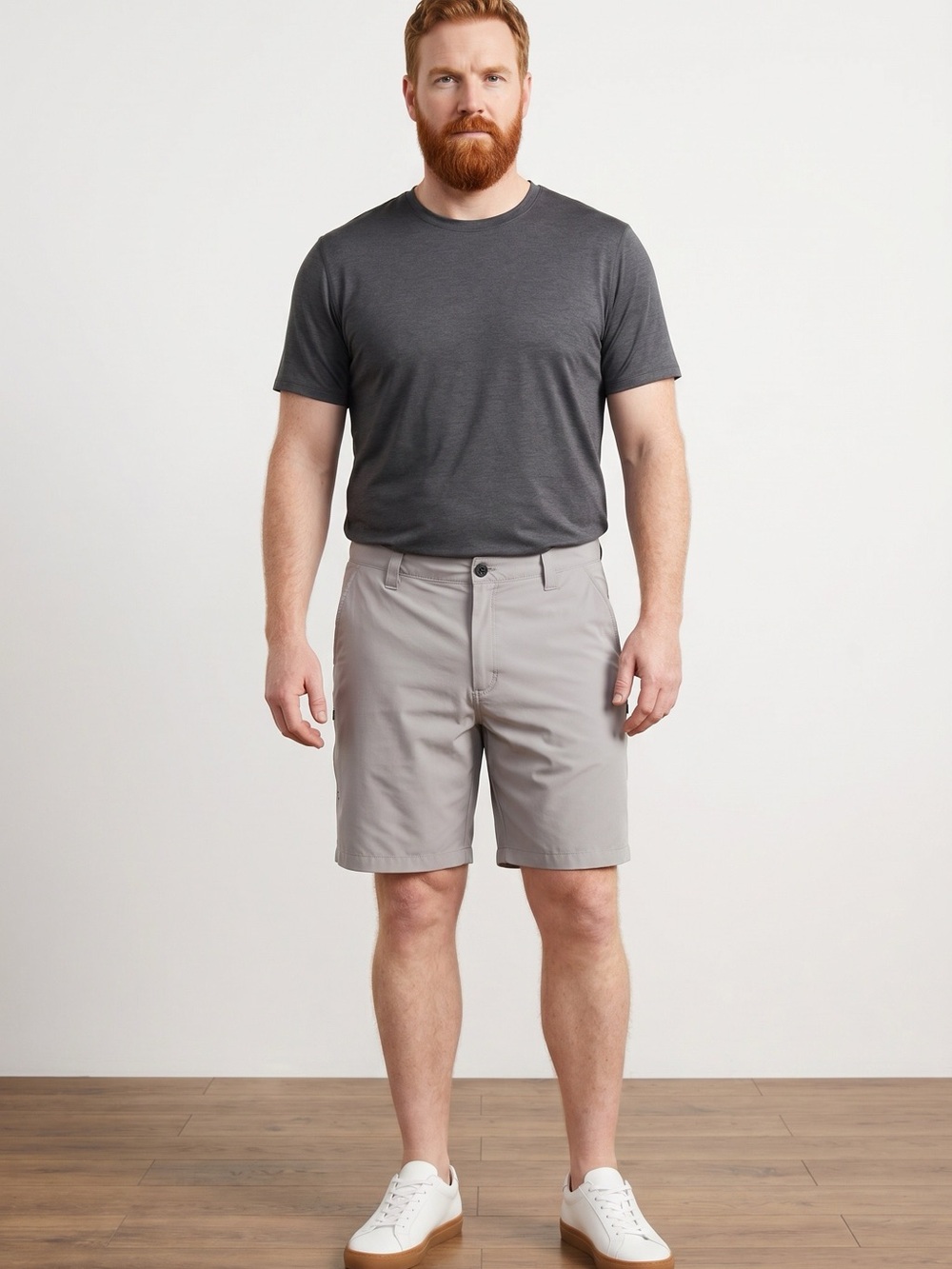 Orvis  Lightweight Grey Tech Shorts Size 36